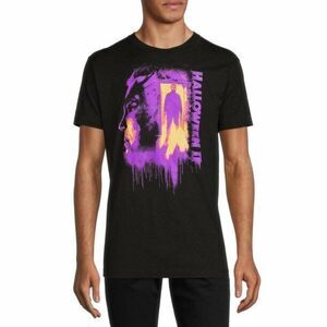 Halloween II T Shirt Men’s Black Purple Horror Movie Michael Myers 2 Licenced